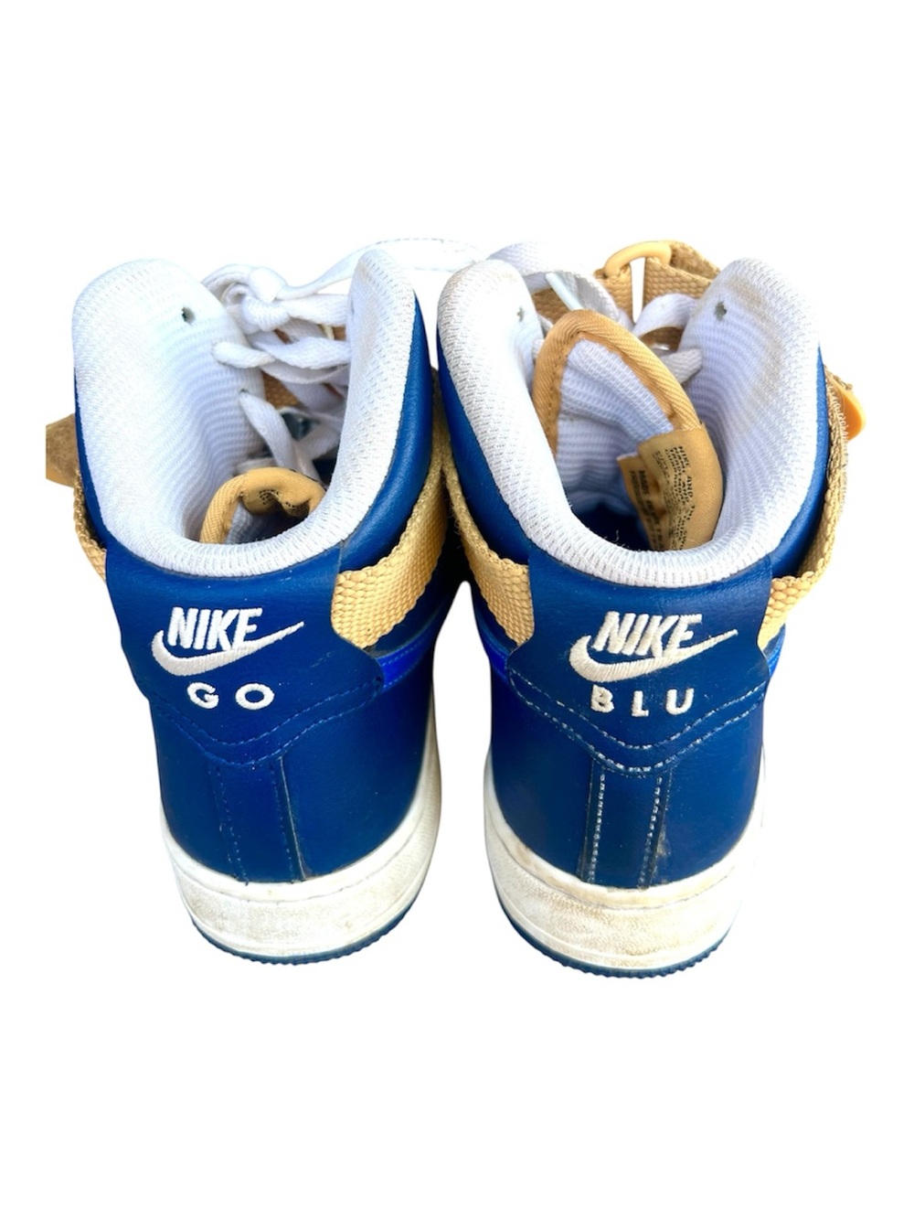 Custom Nike Air Force 1 HighBy You - University of Michigan “Go Blu” 8.5